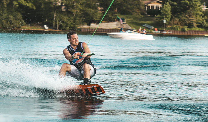 water skiing